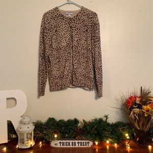 Leopard Print Cardigan